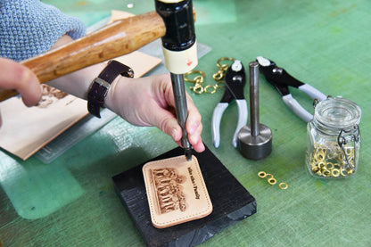 岡喜近江牛レザーで作った レザートート ダークウォルナット